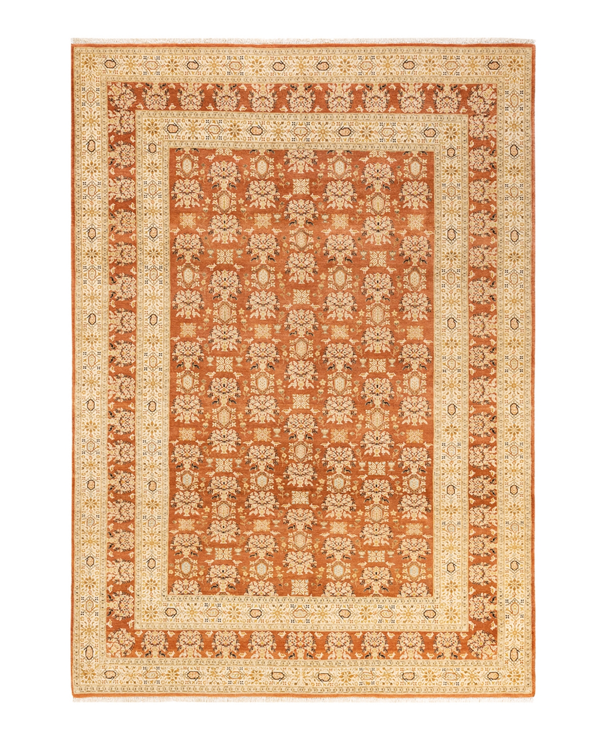 Closeout! Adorn Hand Woven Rugs Mogul M1405 6'1in x 8'10in Area Rug - Brown