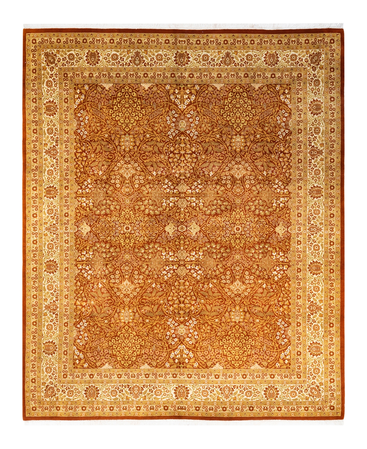 Closeout! Adorn Hand Woven Rugs Mogul M145661 8'2in x 10'2in Area Rug - Orange
