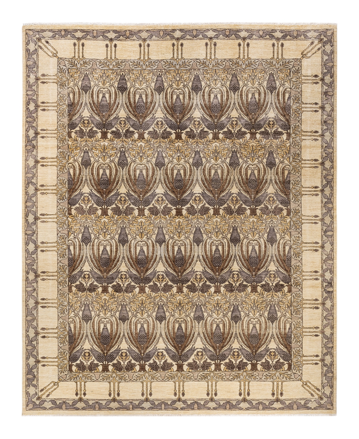 Adorn Hand Woven Rugs Arts Crafts M1710 9' x 11'6in Area Rug - Ivory