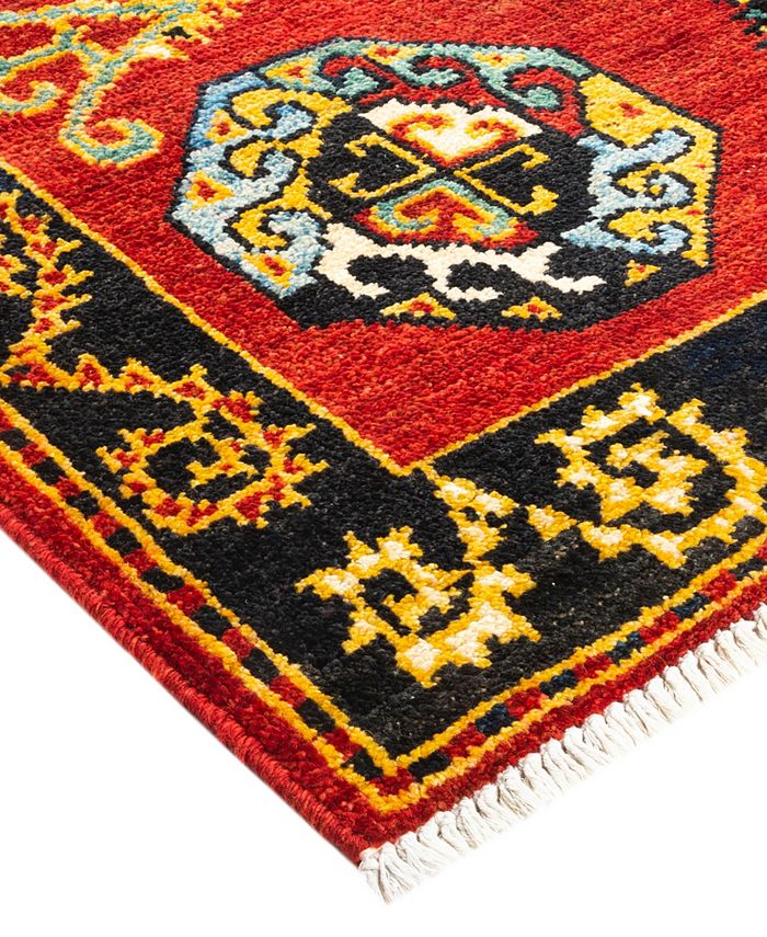 ADORN HAND WOVEN RUGS Modern M16753 4'2" x 4'3" Area Rug Macy's