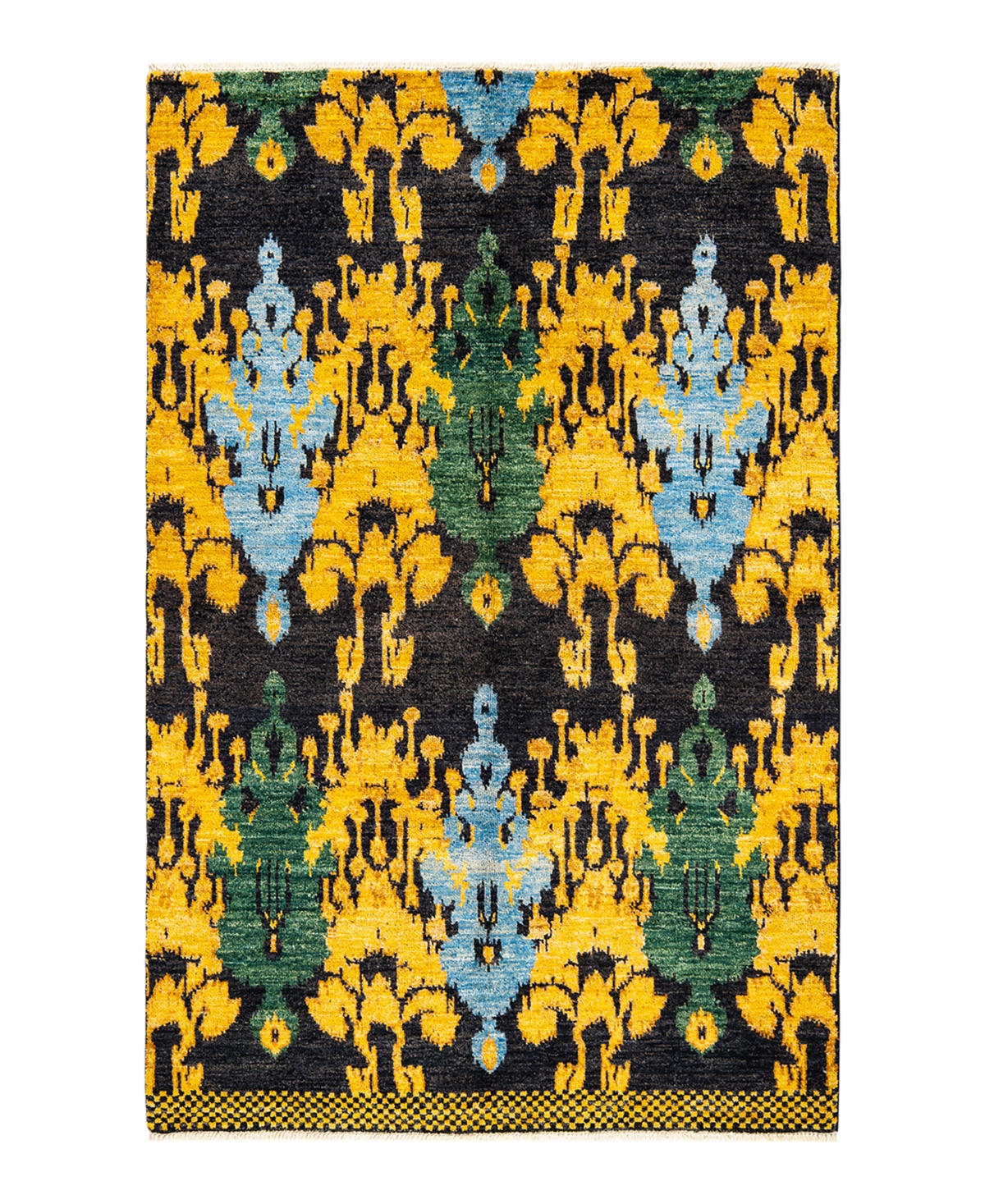 Adorn Hand Woven Rugs Modern M167658 5'1in x 7'10in Area Rug - Black