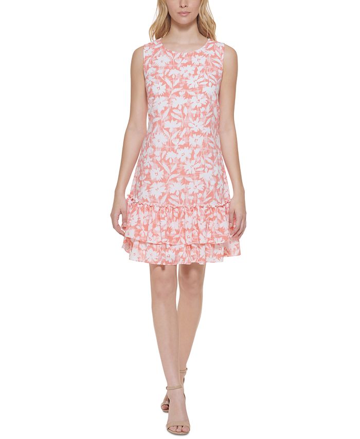 Tommy Hilfiger Floral Print Shift Dress Macy s