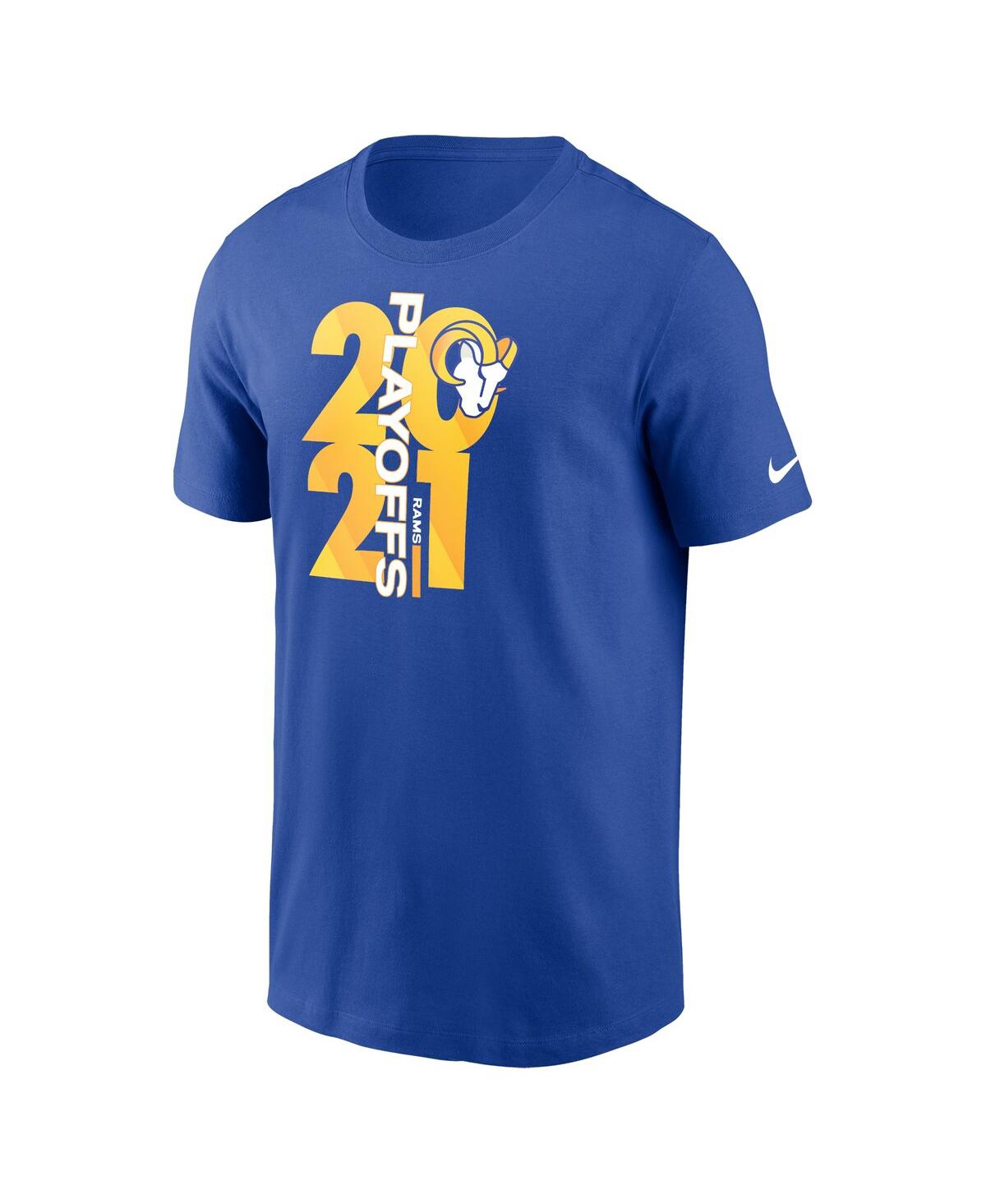 Men's NikeLos Angeles Rams 2021 Nfl Playoffs Bound T-shirt - Royal
