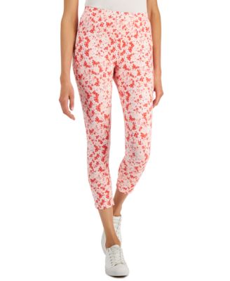 Style \u0026 Co Floral-Print Capri Leggings 