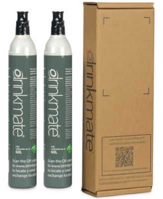 Drinkmate - 2-Pk. CO2 Gas Refill 60L