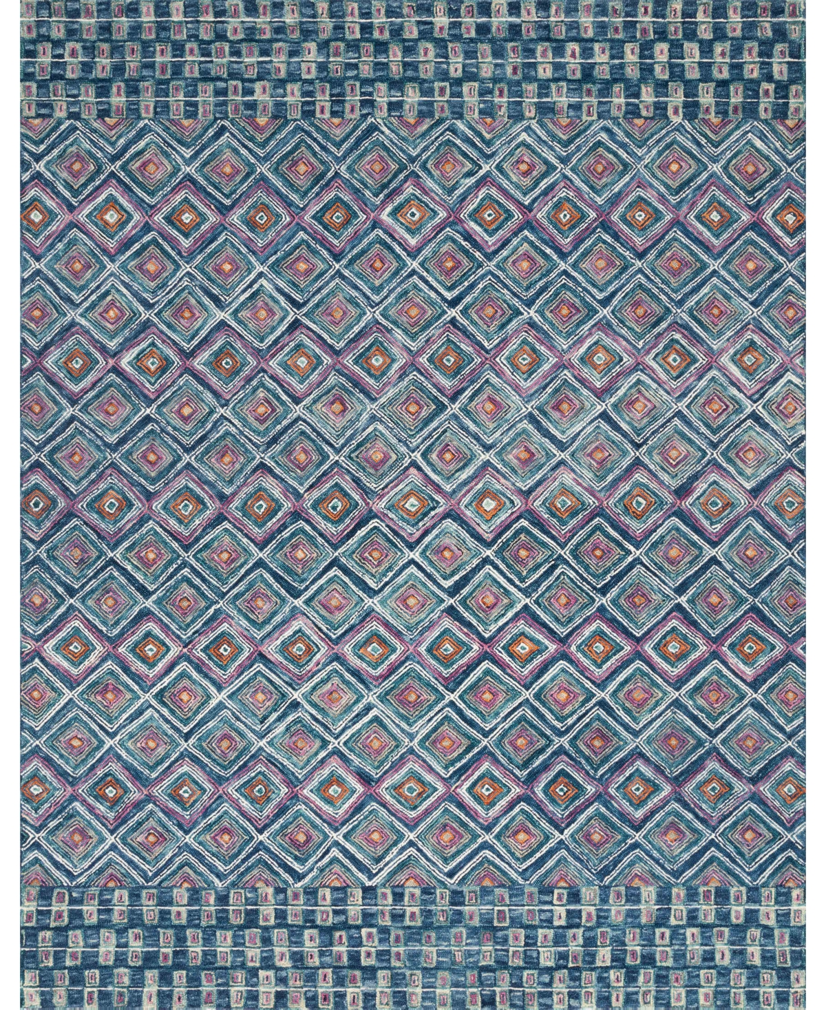 Justina Blakeney Priti Prt-07 7'9in x 9'9in Area Rug - Denim
