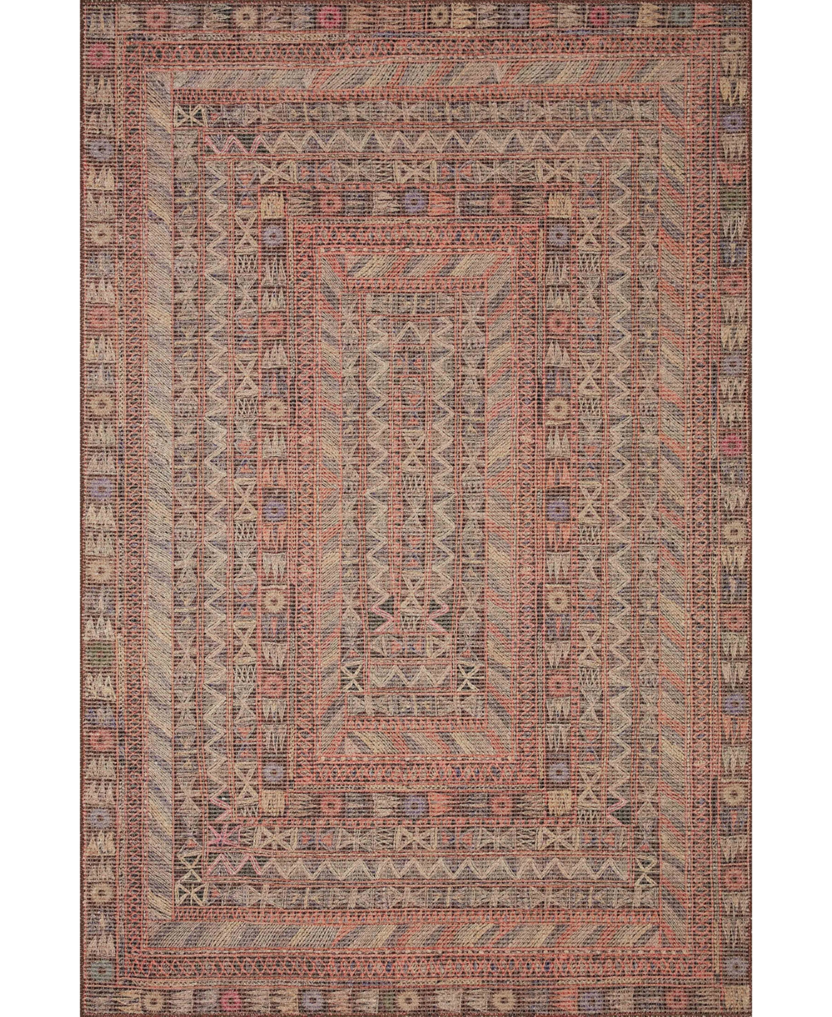 Justina Blakeney Malik Mal-05 5' x 7'6in Area Rug - Brown
