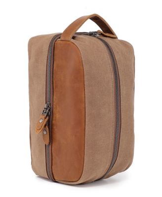 Stone Creek Waxed Canvas Toiletry Bag