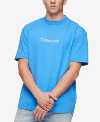 blue calvin klein tshirt