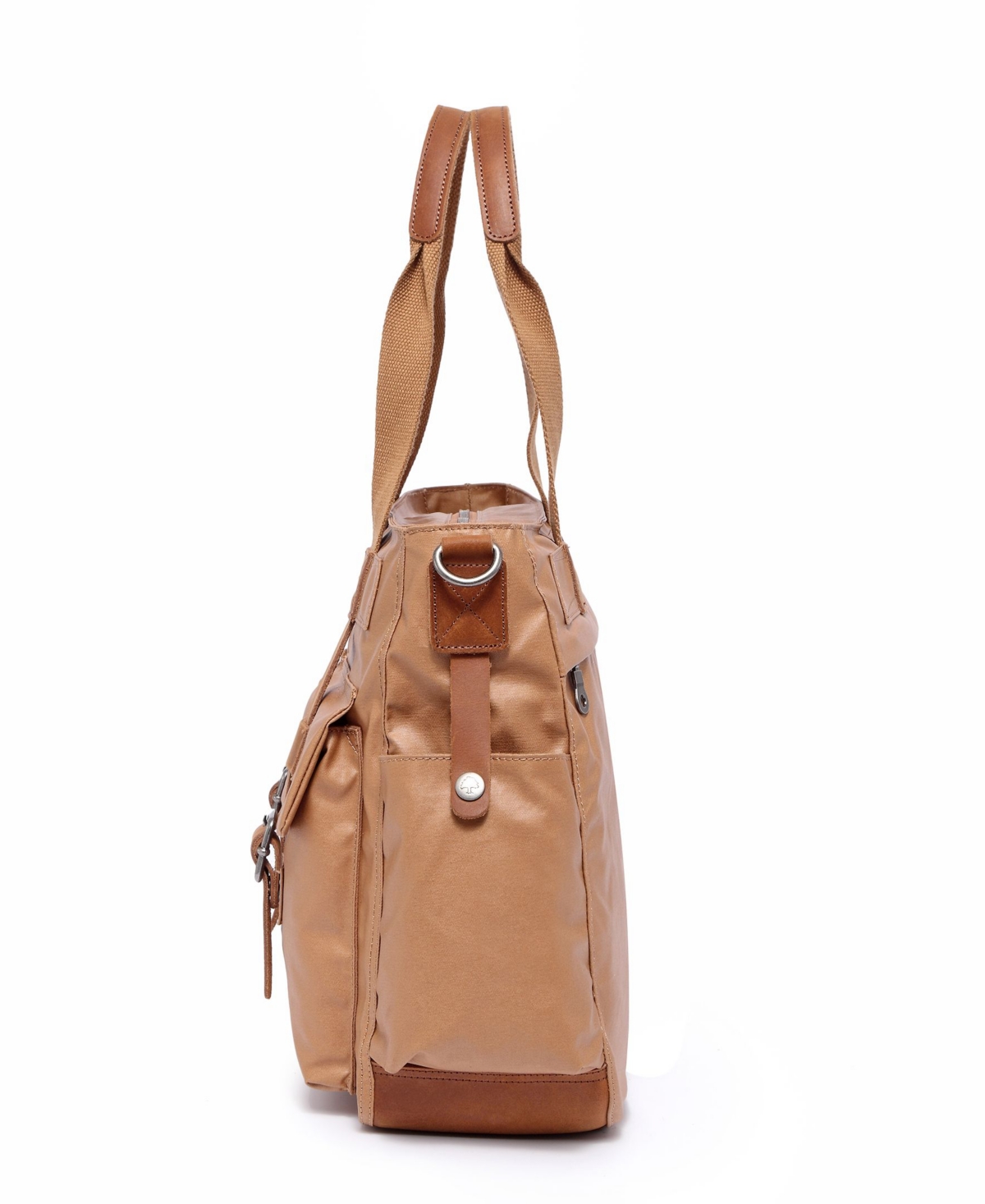 Tsd Brand Urban Light Coated Canvas Tote Bag