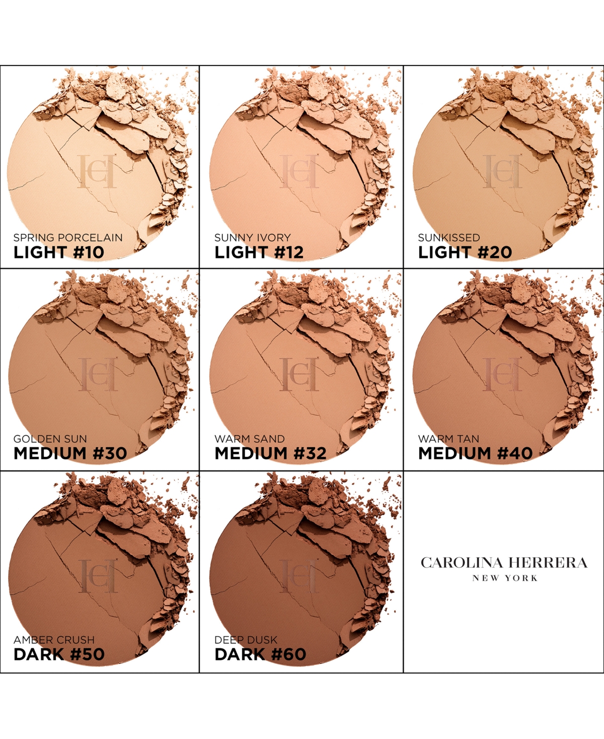 Carolina Herrera Fabulous Skin Powder Foundation Refill - 32 Medium - Warm Sand