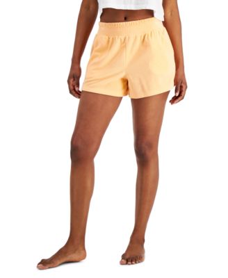 Photo 1 of SIZE M Jenni Women's Smocked-Waist Terry Cloth Shorts, 