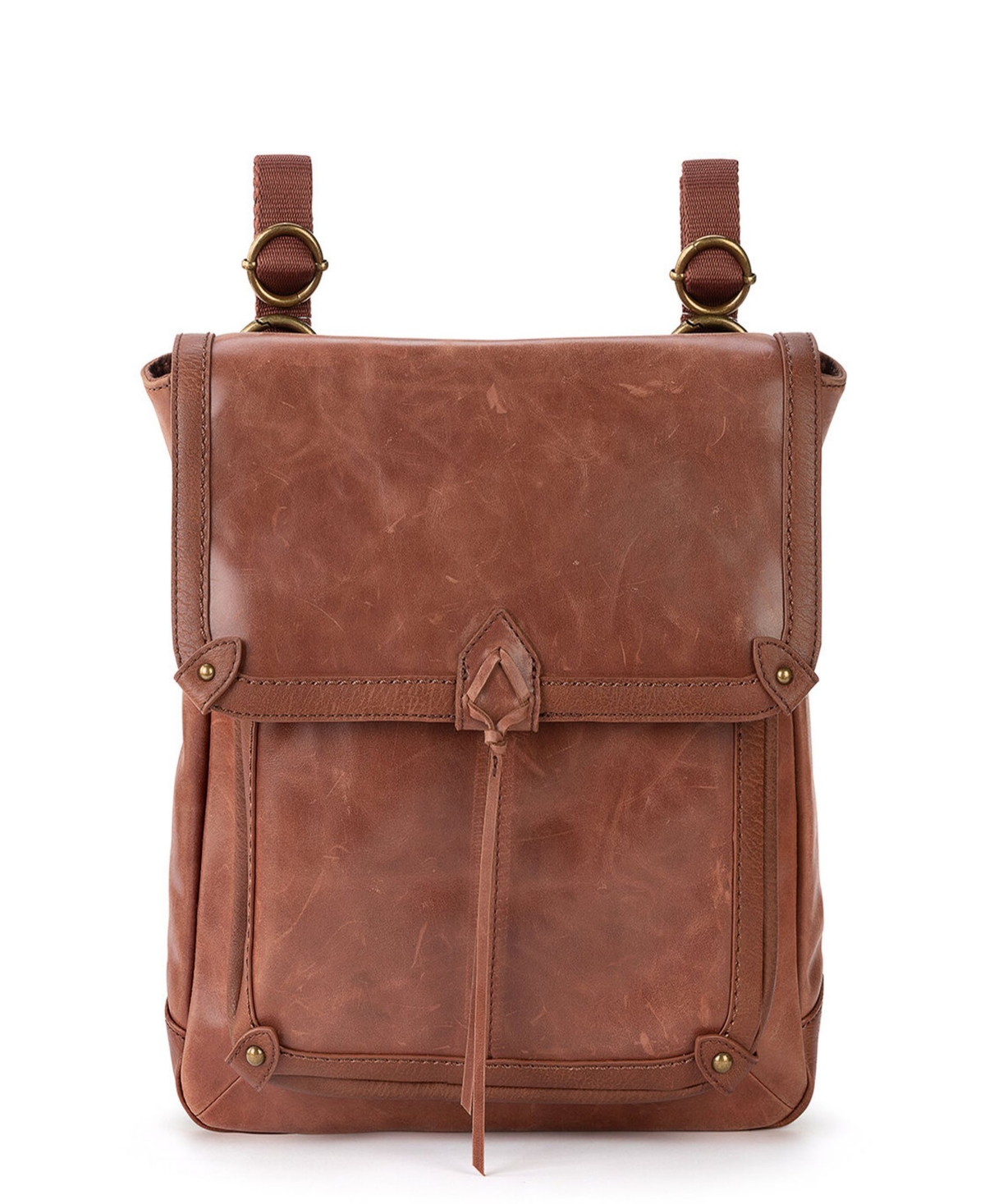 Women's Ventura Leather Convertible Backpack - Teak