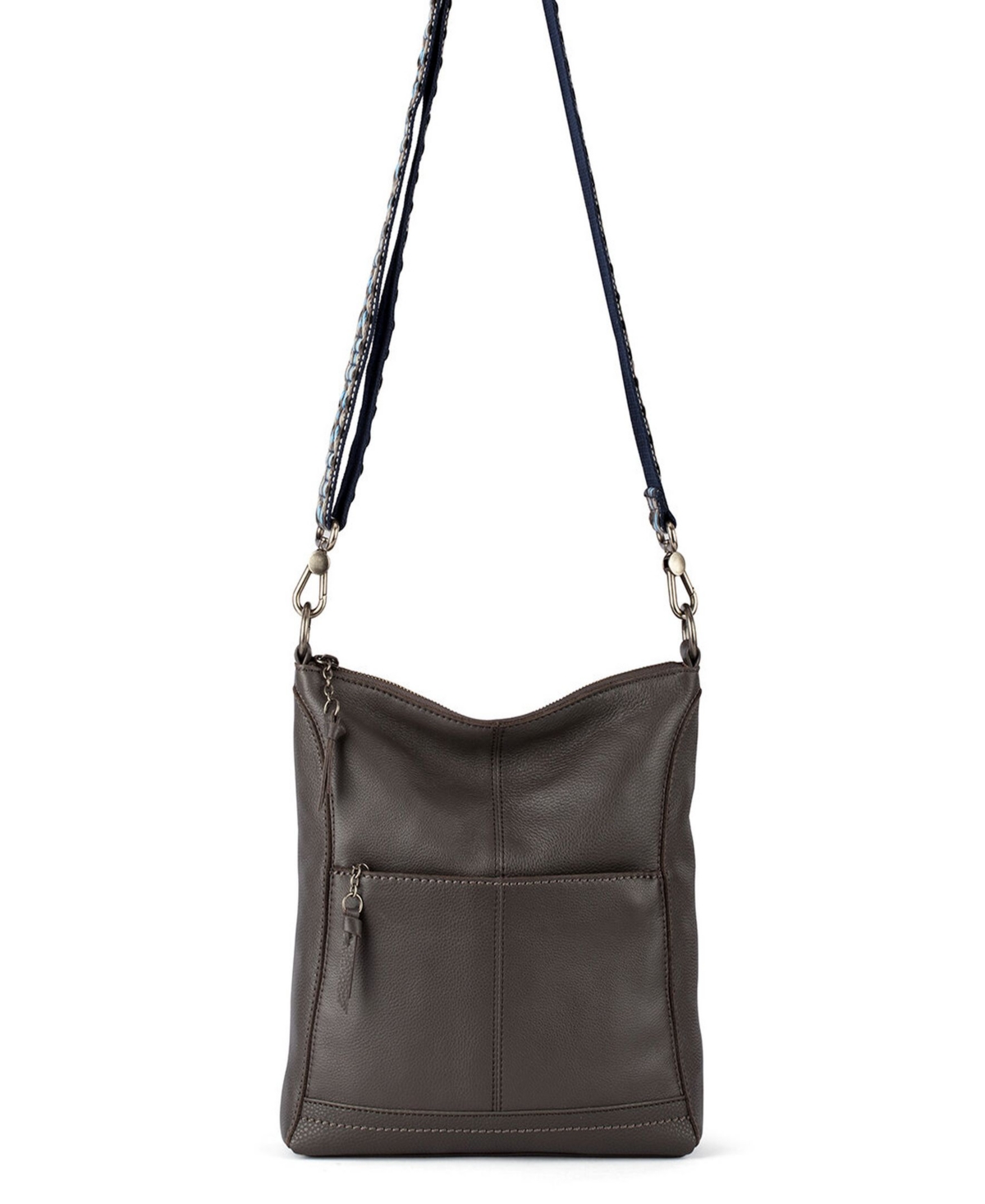 The Sak Women's Lucia Leather Crossbody Bag In Slate | ModeSens
