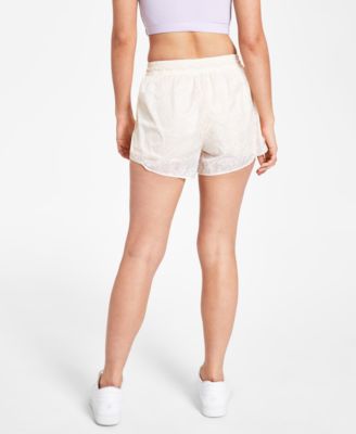 Guess Printed Drawstring Shorts - G Logomania Powder - Size L