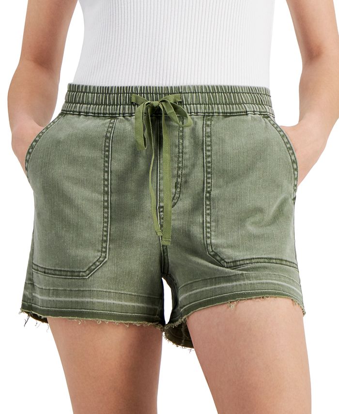 INC International Concepts Women's Drawstring PullOn Knit Shorts