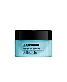 hope in a jar hyaluronic glow moisturizer with hyaluronic acid & pineapple extract, 0.5-oz.