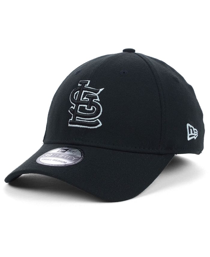 New Era St. Louis Cardinals Black and White Classic 39THIRTY Stretch ...
