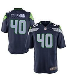 Youth Boys Derrick Coleman Navy Blue Seattle Seahawks Team Color Game Jersey