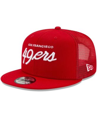 49ers script hat new era