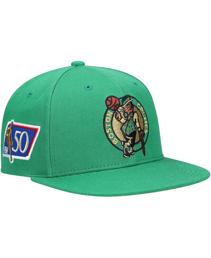 Mitchell & Ness Men's Kelly Green Boston Celtics 50th Anniversary Snapback  Hat - Macy's