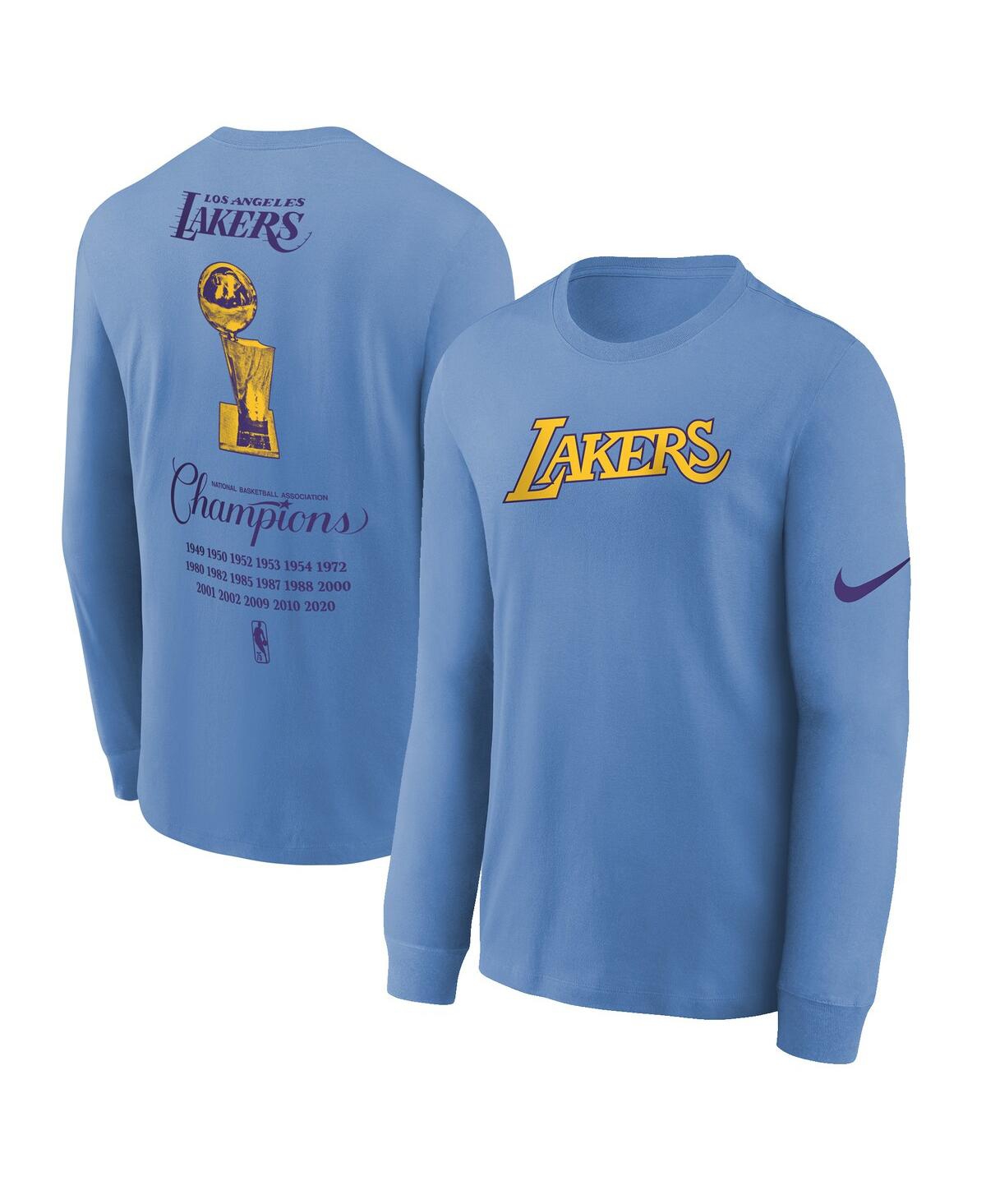 Nike Youth Boys Light Blue Los Angeles Lakers 2021/22 City Edition ...