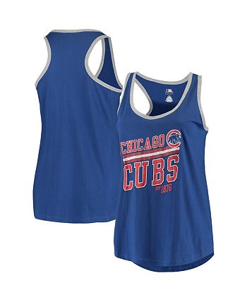 Women's Profile Royal Chicago Cubs Plus Size Tank Top