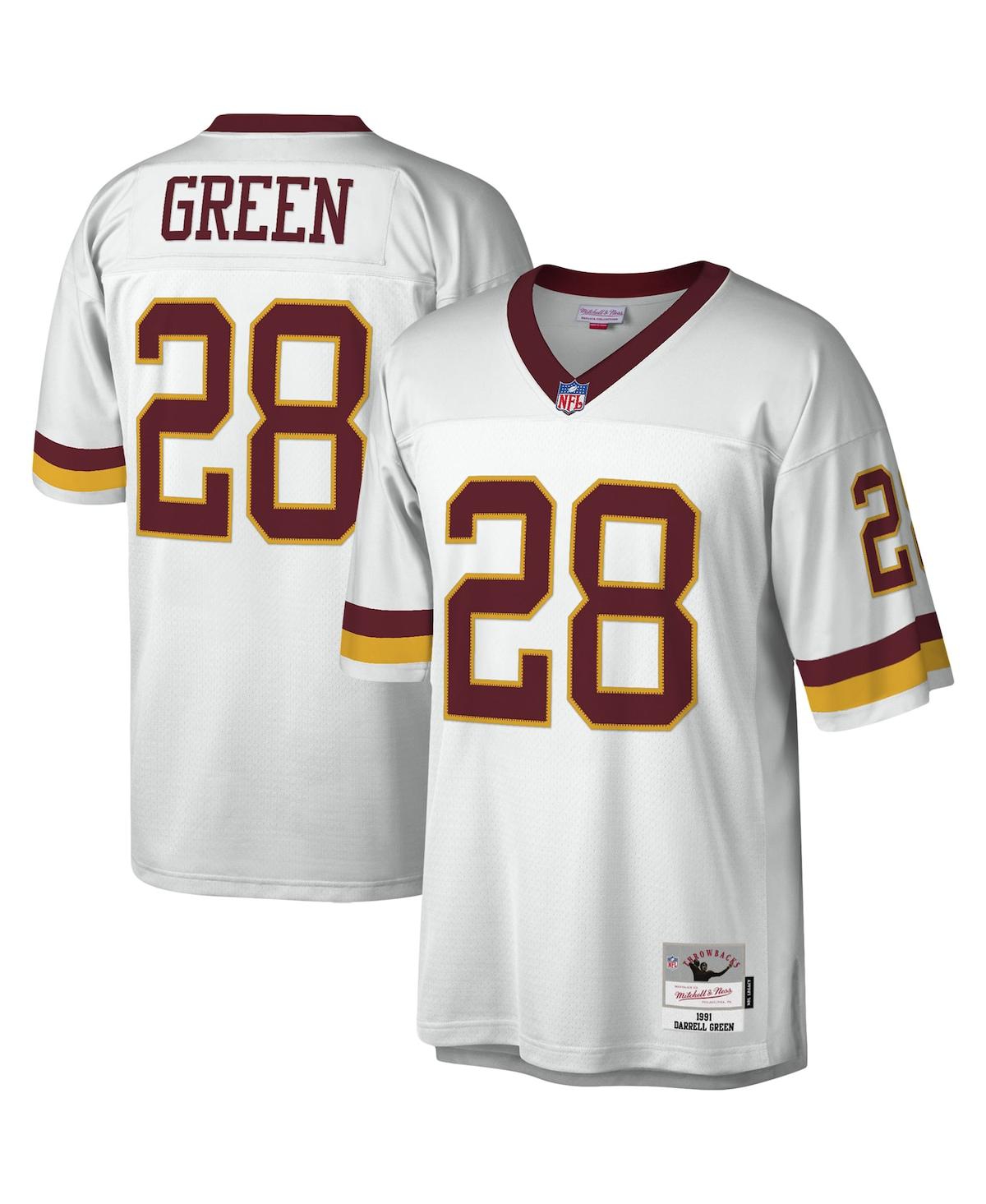 Men's Mitchell & Ness Darrell GreenWashington Football Team Legacy Replica Jersey - White