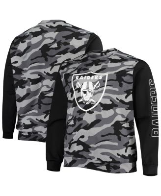 Men's Black Las Vegas Raiders Camo Long Sleeve T-shirt