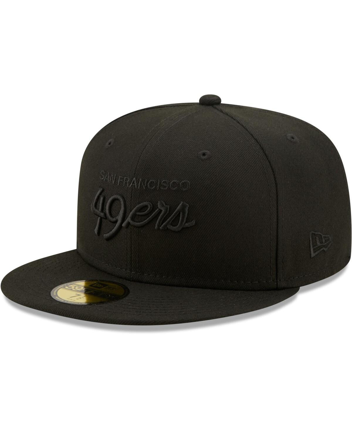 Men's New Era San Francisco 49ersonAlternate Logo 59FIFTY Fitted Hat - Black