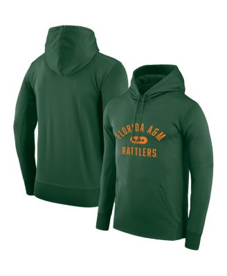 Men's x LeBron James Green Florida A&M Rattlers Performance Pullover Hoodie
