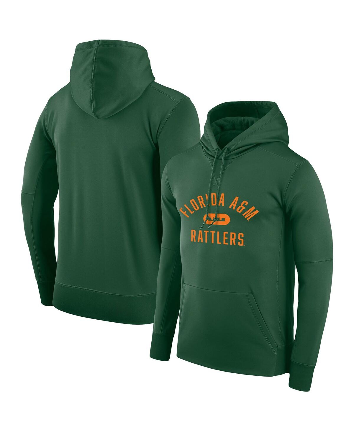 Men's Nike x LeBron JamesFlorida A&M Rattlers Performance Pullover Hoodie - Green