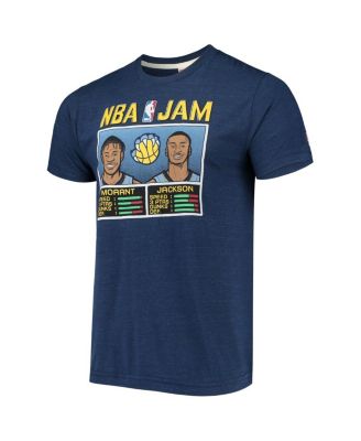 Men's Ja Morant and Jaren Jackson Jr. Navy Memphis Grizzlies NBA Jam T-shirt