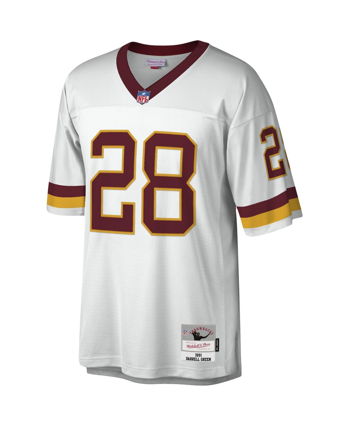 Men's Mitchell & Ness Darrell GreenWashington Football Team Legacy Replica Jersey - White