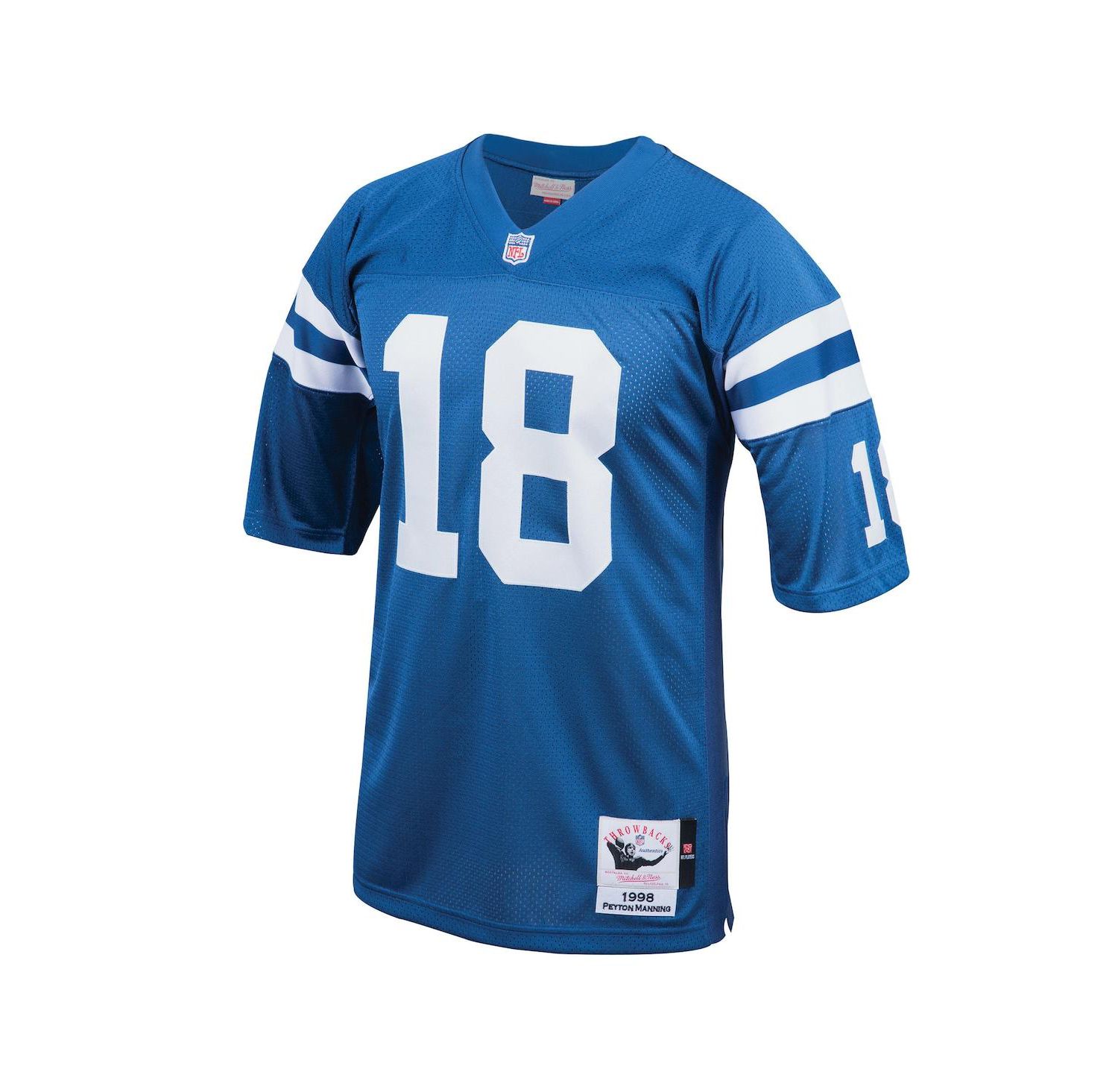 Men's Peyton Manning Royal Indianapolis Colts 1998 Authentic Throwback Retired Player Jersey