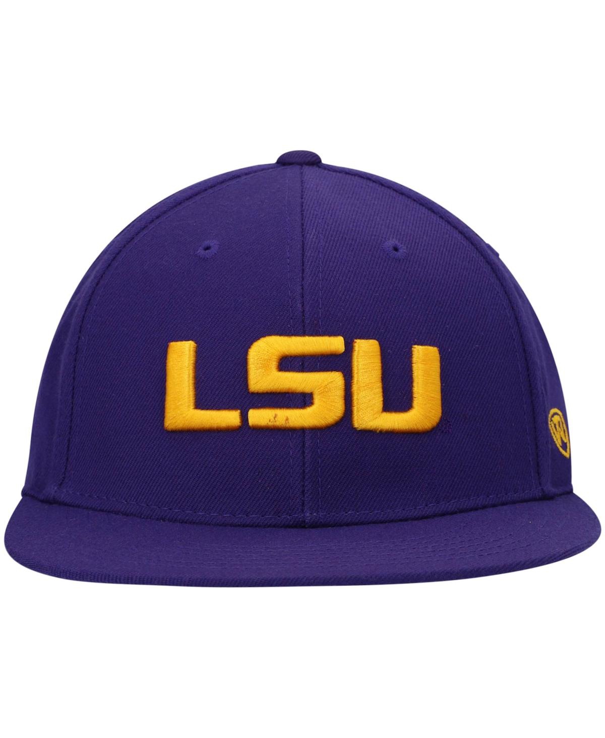 Top Of The World Men's  Purple Lsu Tigers Team Color Fitted Hat In Purple