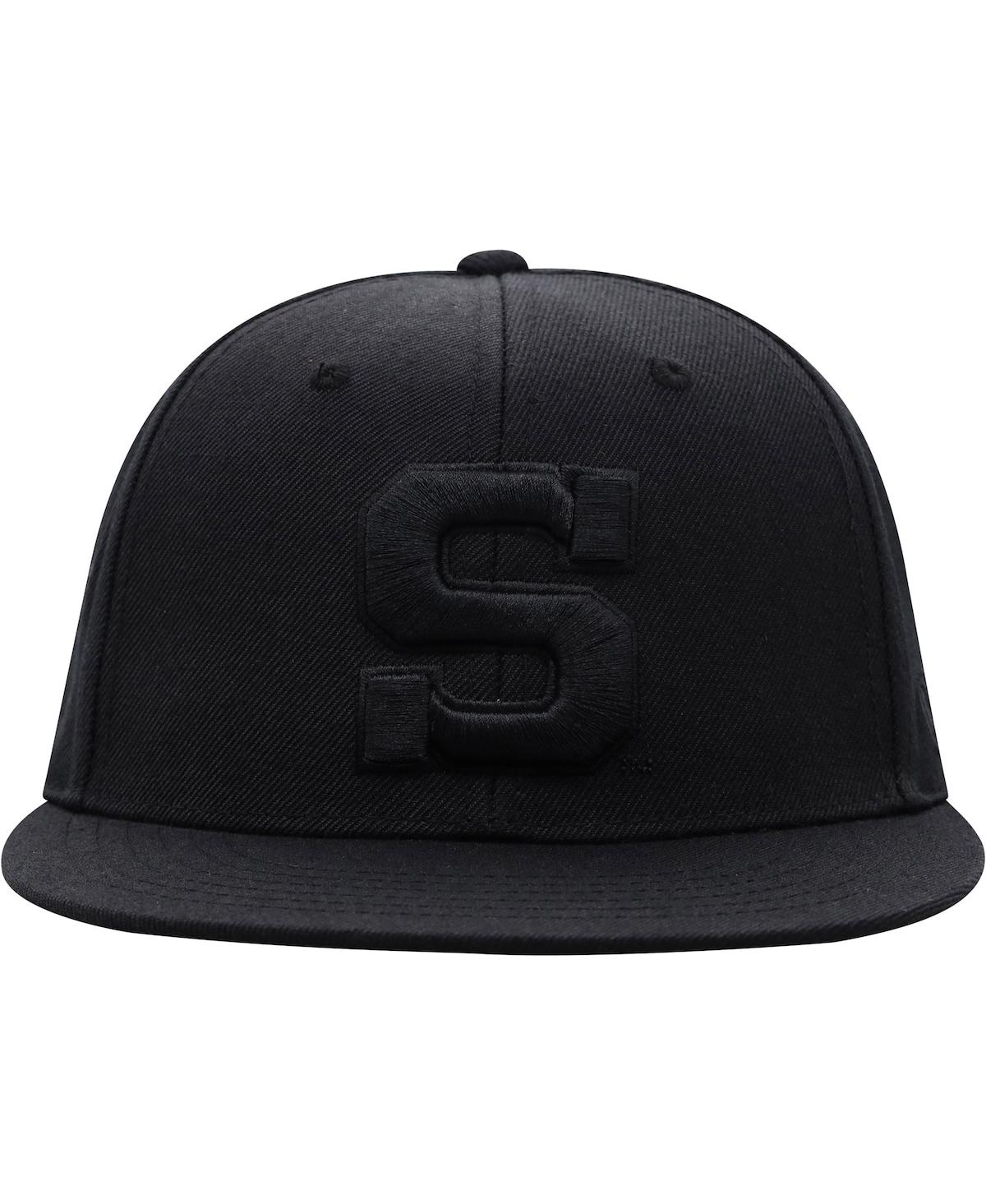 Men's Top of the World Penn State Nittany LionsOnFitted Hat - Black