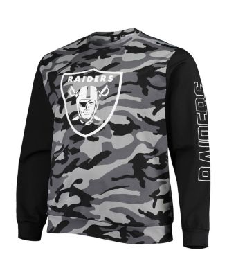 Men's Black Las Vegas Raiders Camo Long Sleeve T-shirt