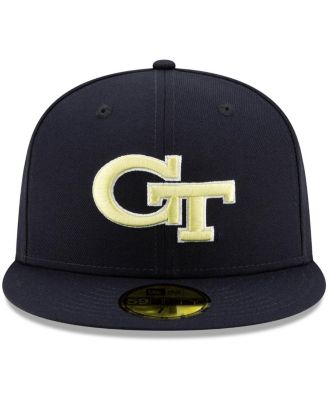 Men's Navy Georgia Tech Yellow Jackets Primary Team Logo Basic 59FIFTY Fitted Hat