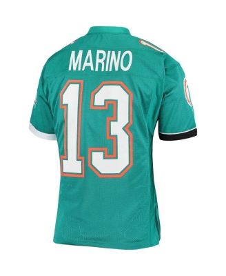 Men's Mitchell & Ness Dan Marino Aqua Miami Dolphins 1990