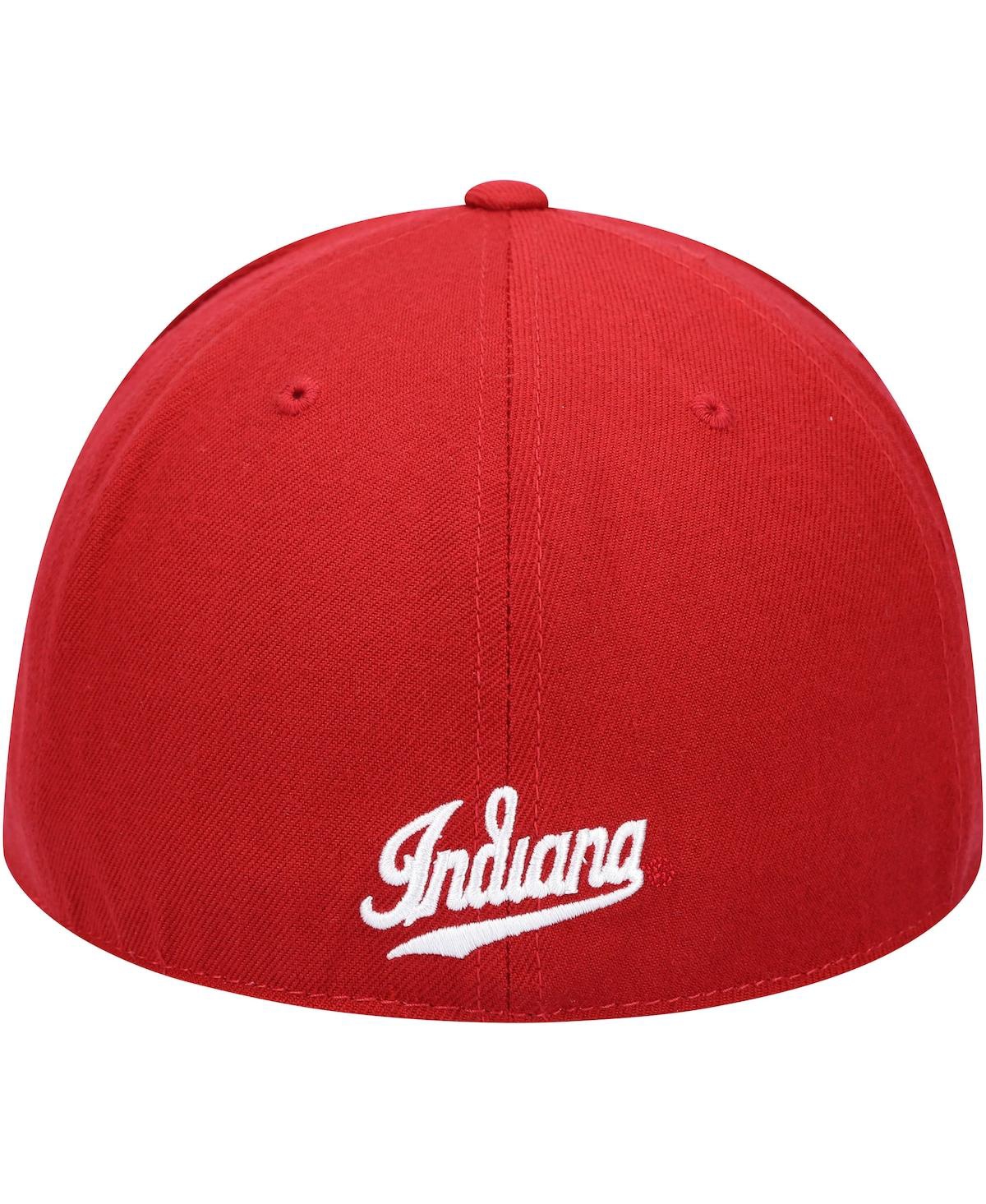 Men's Top of the WorldIndiana Hoosiers Team Color Fitted Hat - Crimson
