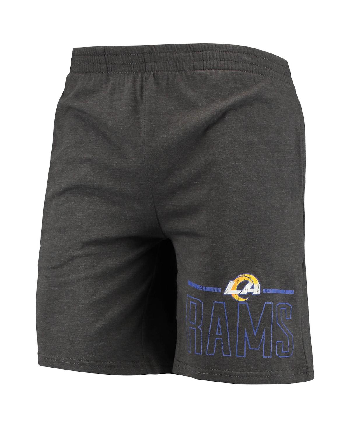 Shop Concepts Sport Men's  Royal, Charcoal Los Angeles Rams Meter T-shirt And Shorts Sleep Set In Royal,charcoal
