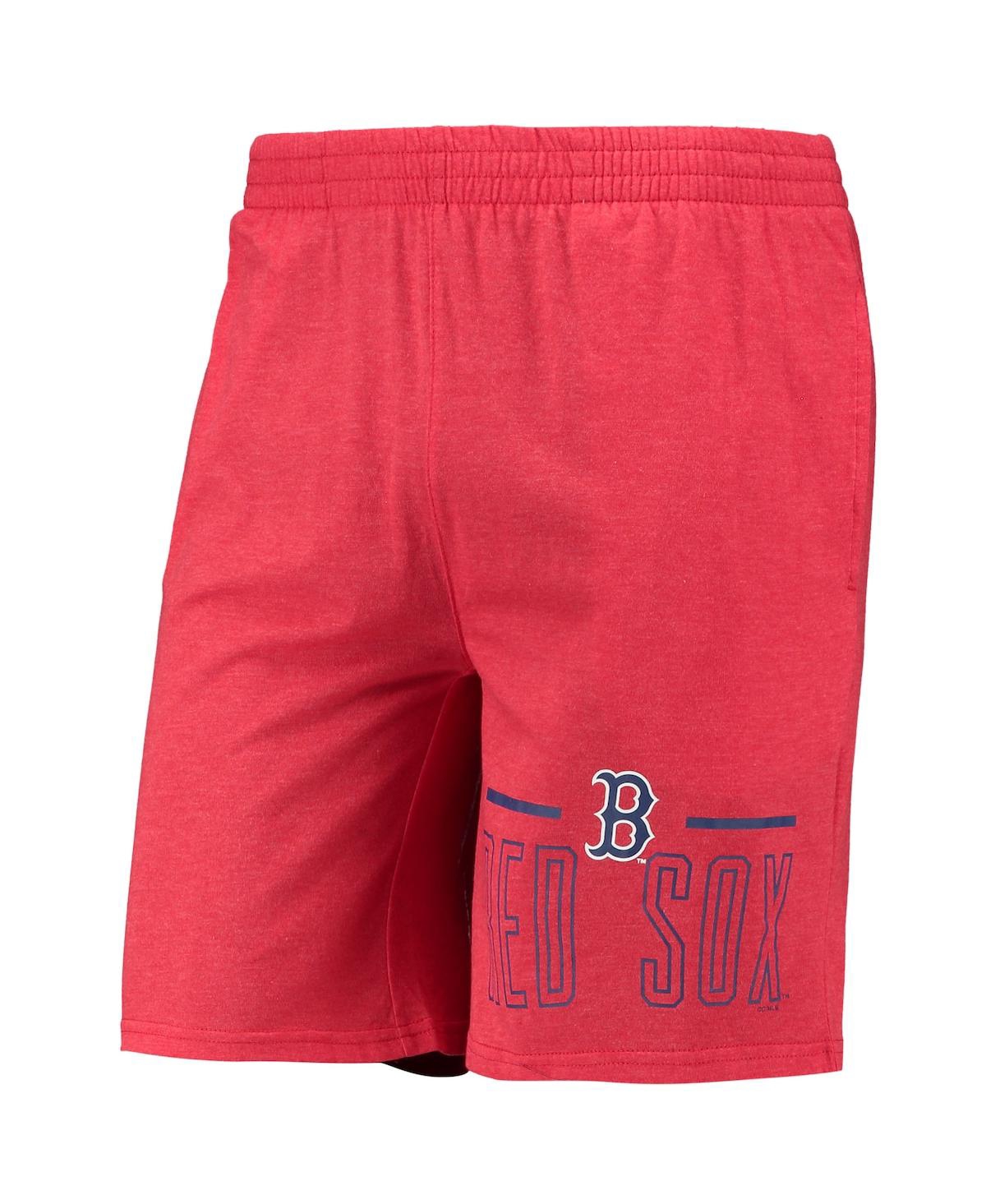 Shop Concepts Sport Men's  Red, Navy Boston Red Sox Meter T-shirt And Shorts Sleep Set In Red,navy