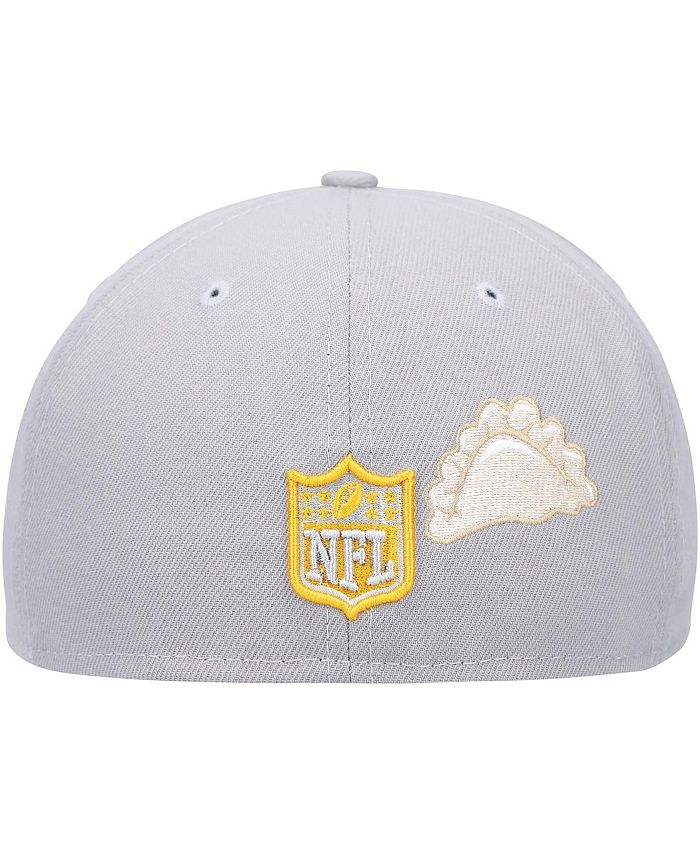 New Era Men's Gray Pittsburgh Steelers City Describe 59FIFTY Fitted Hat ...