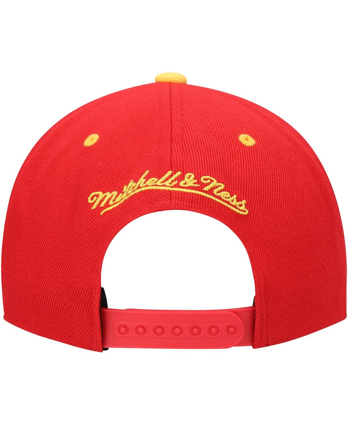 Men's Mitchell & NessHouston Rockets 40th Anniversary Color Flip Snapback Hat - Red