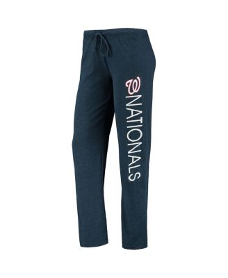 Women's Navy, Red Washington Nationals Meter Muscle Tank Top and Pants Sleep Set