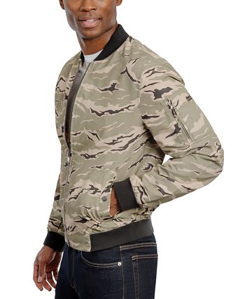 Michael Kors Men's Bomber Jacket, Created for Macy's & Reviews - Coats ...