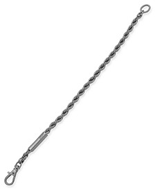 Men's Silver-Tone Chain Flex Bracelet