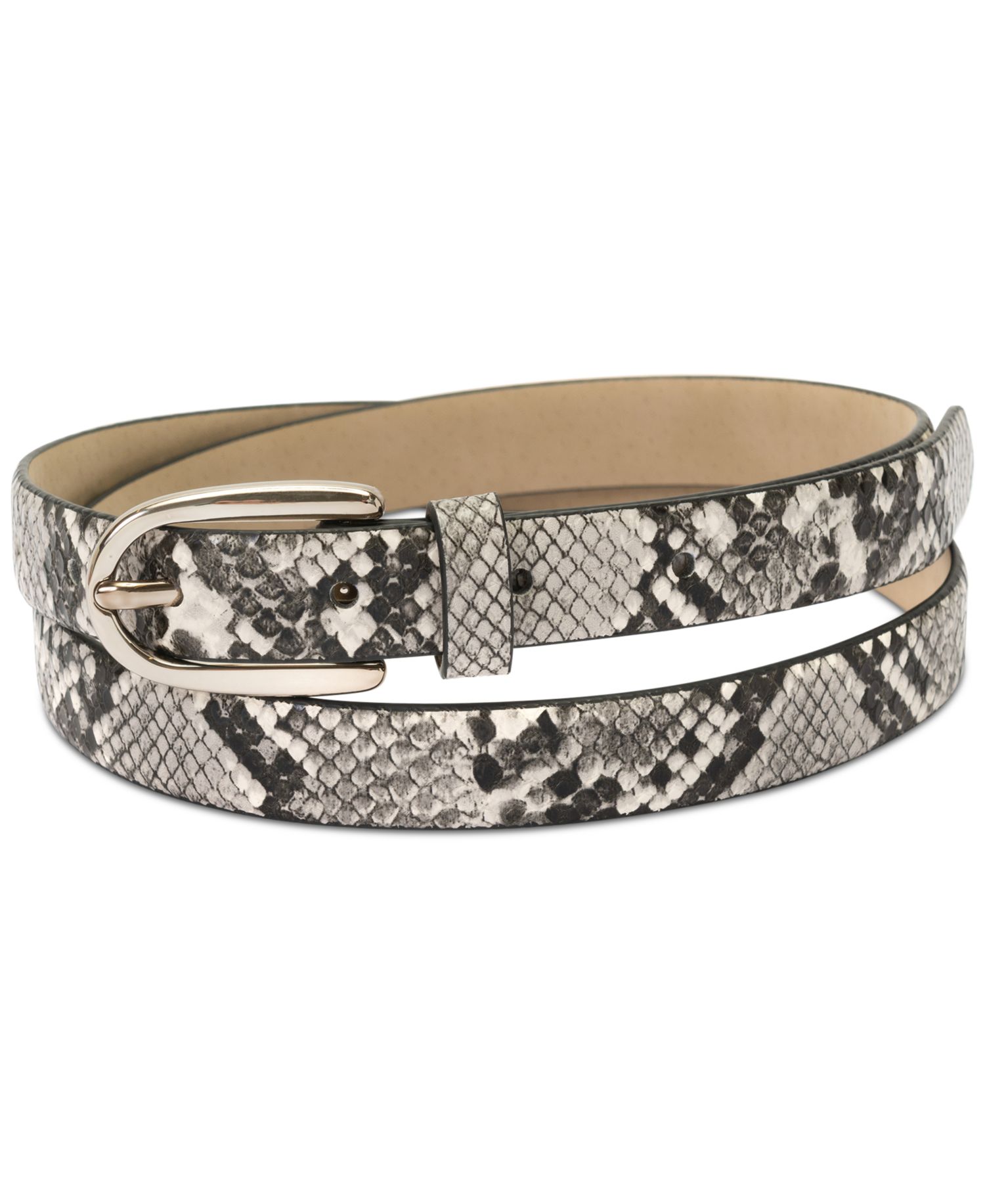 2-Pk Snake & Solid Belt