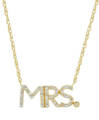 mrs diamond necklace